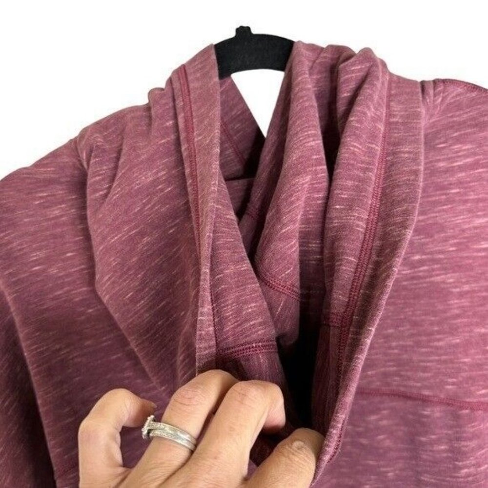 Lululemon Om & Roam Pullover Heathered Marled Rust Berry / Rust Berry Size 8 - Picture 6 of 9